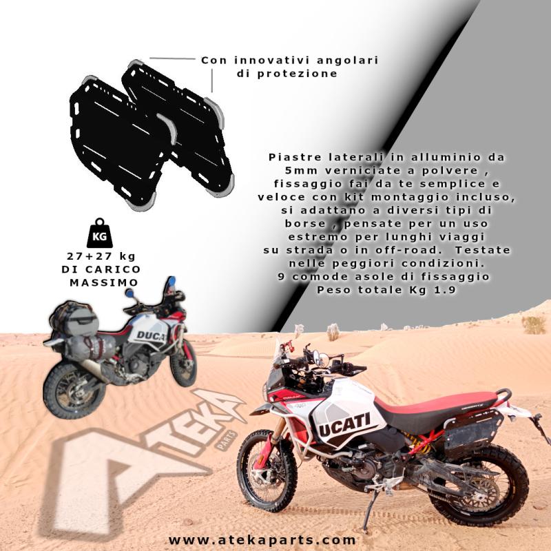 Piastre porta borse Mustang per Ducati Desert X